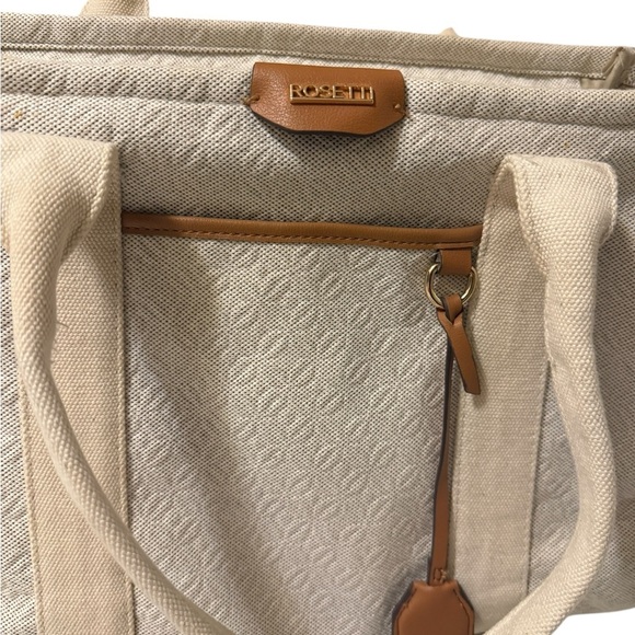 Rosetti Cremini Coffee
Bag Tan Janet Double Large
Satchel Purse Textured Tote - Picture 4 of 16